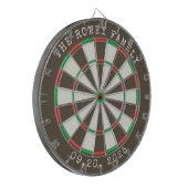 Custom Family Name Personalized Dartboards ダーツボード (正面左)