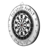 Custom Family Name Personalized Dartboards ダーツボード (正面右)