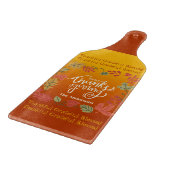 Custom Family Name Thanksgiving カッティングボード (角)