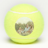 Custom family photo add photo stylish personalized テニスボール (裏面)
