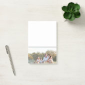 Custom family photo add photo stylish personalized ポストイット (オフィス)