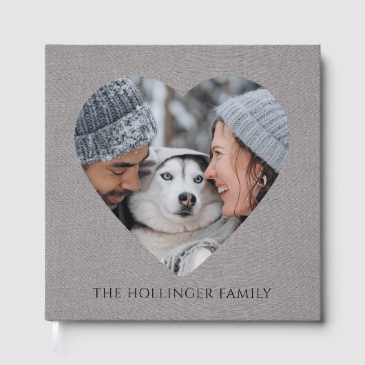 Custom Family Photo Album Book ゲストブック (正面)