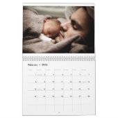 Custom Family Photo Calendar カレンダー (2月 2026)