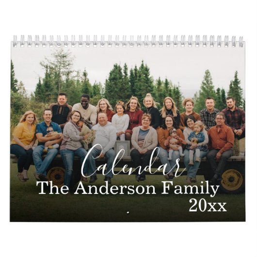 Custom Family Photo Calendar カレンダー (カバー)