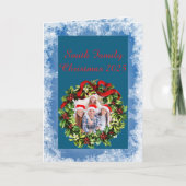 Custom Family Photo Christmas Card カード (正面)