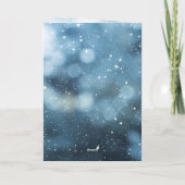 Custom Family Photo Christmas Card カード (裏面)