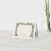 Custom Family Photo Christmas Card 1 サンキューカード (裏面)
