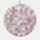 Custom Family Photo Christmas Ceramic Ornament  セラミックオーナメント (裏面)