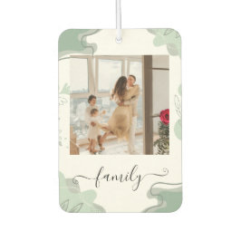 Custom Family Photo Freshener カーエアーフレッシュナー