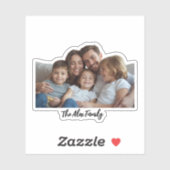 Custom Family Photo Funny Face Sticker | Personali シール (シート)