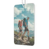 Custom Family Photo Hiking  カーエアーフレッシュナー (左)