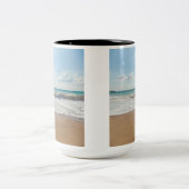 Custom Family Photo Personalized ツートーンマグカップ (中央)