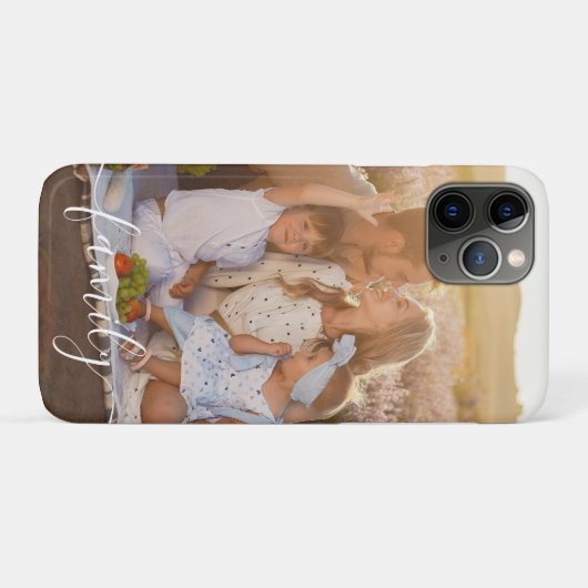 Custom Family Photo - Personalized  Case-Mate iPhoneケース (裏面(横))