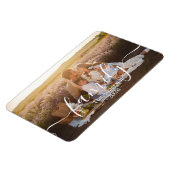 Custom Family Photo – Personalized Last Name マグネット (左側)