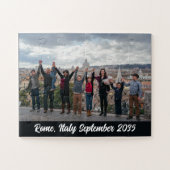 Custom Family Photo Travel Souvenir Puzzle ジグソーパズル (横)