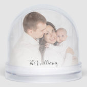 Custom Family Photo with Text | Christmas Keepsake (正面)