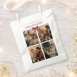 Custom Family Photos Christmas Photos Favor Bags フェイバーバッグ