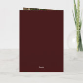 Custom family photos merry christmas Card シーズンカード (裏面)