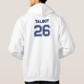 Custom Family Reunion Baseball Jersey Style パーカ (裏面)