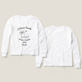 Custom Family Reunion Beach Summer Vacation White (デザイン 正面＆背面)