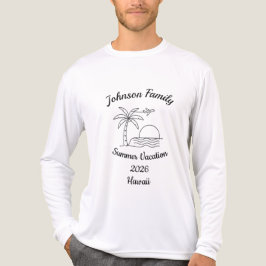 Custom Family Reunion Beach Summer Vacation White トライブレンドＴシャツ