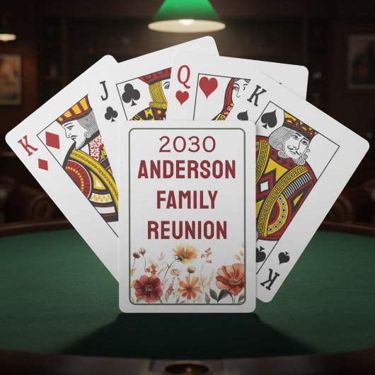 Custom Family Reunion Game Playing Cards トランプ