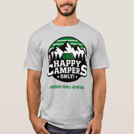 Custom Family Reunion Happy Campers Mountain Tシャツ