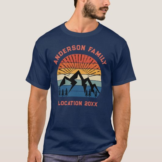 Custom Family Reunion Road Trip Tシャツ (正面)
