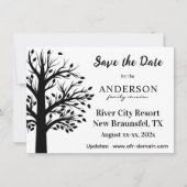 Custom Family Reunion Venue and Dates Flat ノートカード (正面)