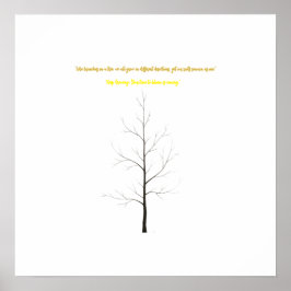 Custom Family Tree: Elegant Minimalist Art ポスター