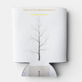 Custom Family Tree: Elegant Minimalist Art 缶クーラー (裏面)