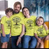 Custom family tree reunion  tシャツ