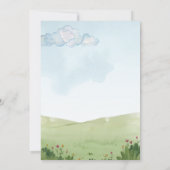 Custom Farm Animals Birthday Party Invitation セーブザデート (裏面)