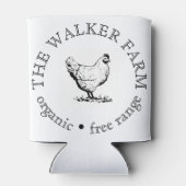 Custom Farm Business Promotional Logo  缶クーラー (裏面)