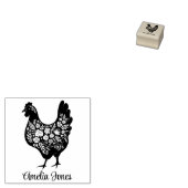 Custom Farm Fresh Egg, Small Business Egg ラバースタンプ (押印)