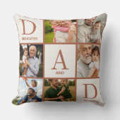 Custom Father & Daughter Throw Pillow クッション (正面)