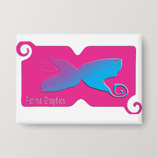 Custom Fatima Graphics Gradient Pin Button  缶バッジ