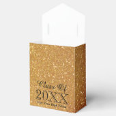 Custom faux gold image class of graduation party フェイバーボックス (オープン)