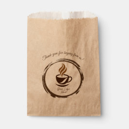Custom Favor Bags with Logo | Cozy Coffee Branding フェイバーバッグ