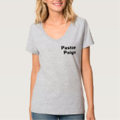 Custom Female Pastor Tシャツ (正面)