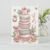 Custom Festive and elegant Christmas Greeting Card シーズンカード (スタンド正面)