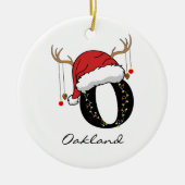 Custom Festive Christmas Ornament for Coworkers セラミックオーナメント (正面)