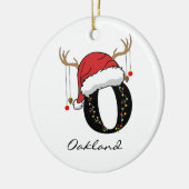 Custom Festive Christmas Ornament for Coworkers セラミックオーナメント (左)