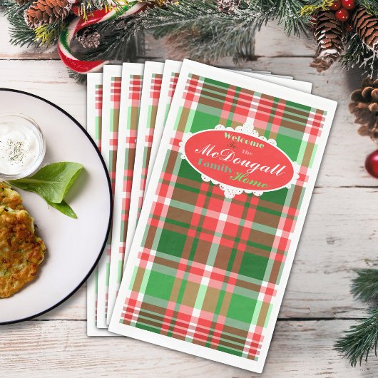 Custom Festive Red Green White Christmas Party