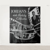 Custom Filmstrip Backdrop Hollywood Party Tapestry タペストリー (正面)