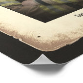 Custom Firefighter Gift Wall Art, Ace of Spades ポスター (角)