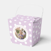 Custom First Birthday Photo Favor Box フェイバーボックス (正面サイド)