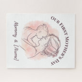 Custom First Mother’s Day Jigsaw Puzzle ジグソーパズル (横)