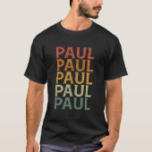 Custom First Name Paul Tシャツ (正面)