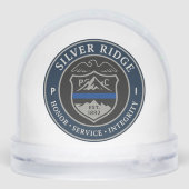 Custom First Responder Support Snow Globe (裏面)